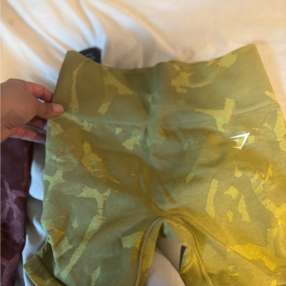 Gymshark Camouflage Leggings - Green